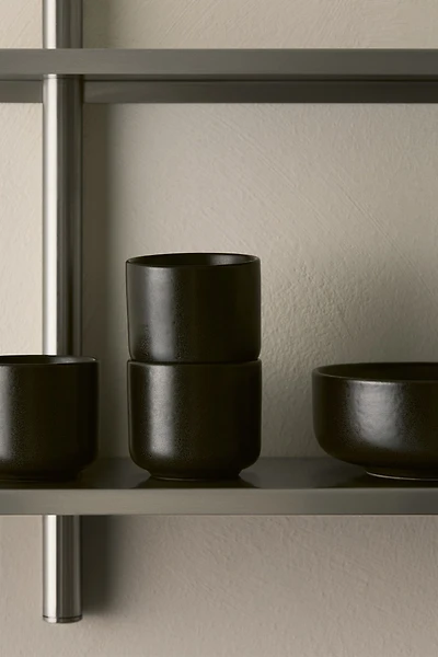 Lot de 2 tasses avec glaçure réactive