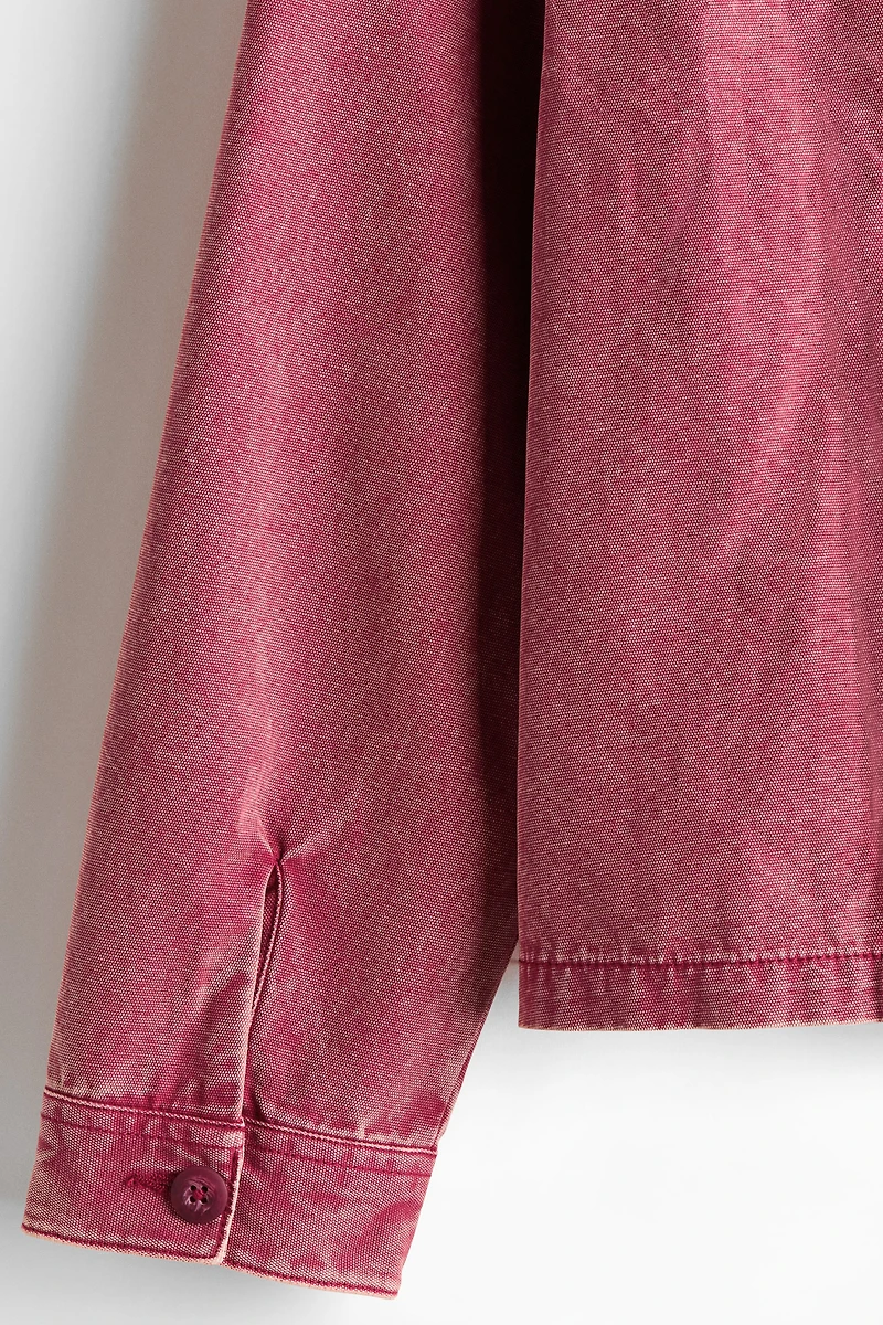 Cotton Jacket with Collar