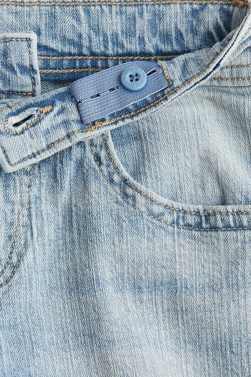 Flared Leg Low Jeans