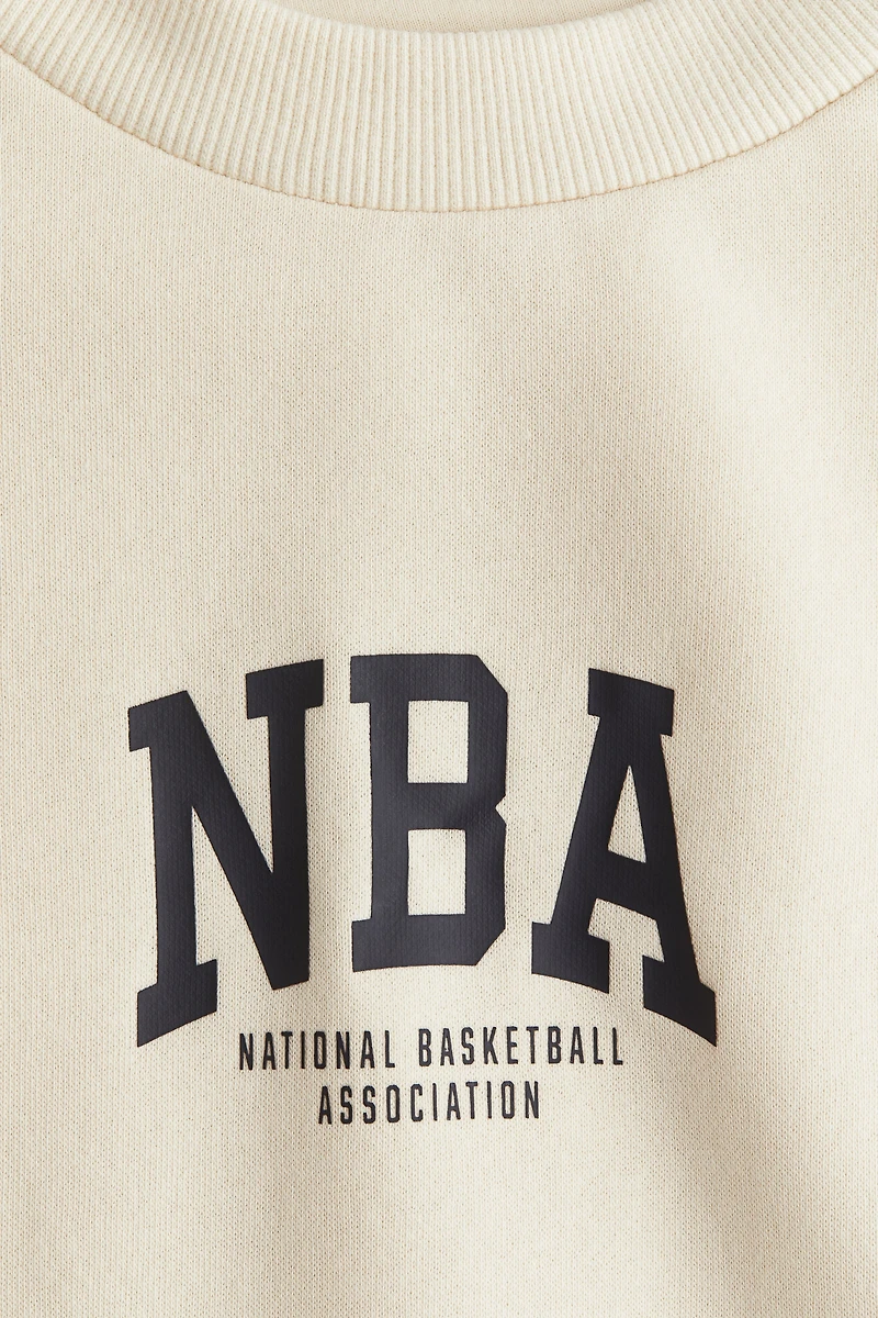 Chandail très ample imprimé