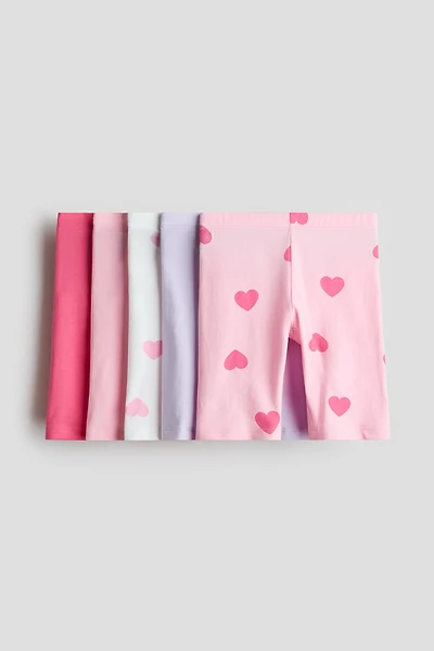 5-Pack Cotton Bike Shorts