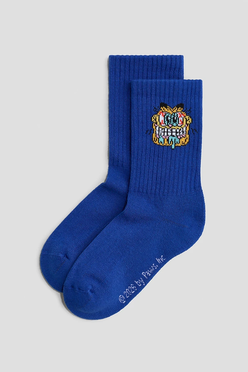 5-pack Intarsia-motif Socks
