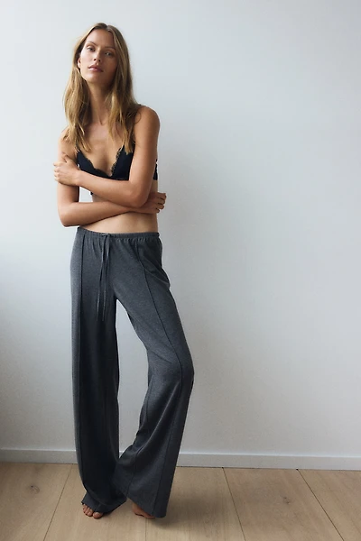 Pantalon de pyjama en coton mélangé
