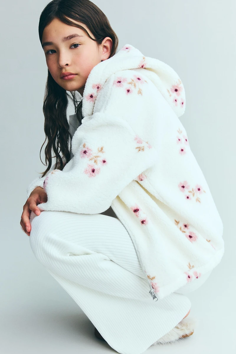 Flared Rib-Knit Pants