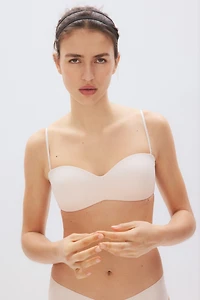 Padded Microfiber Bandeau Bra