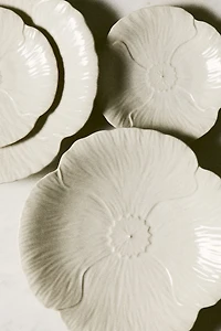 Plat de service en grès cérame