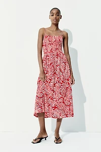 Smocked Strappy Dress