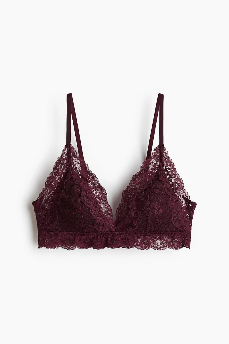 Padded Soft-Cup Lace Bra