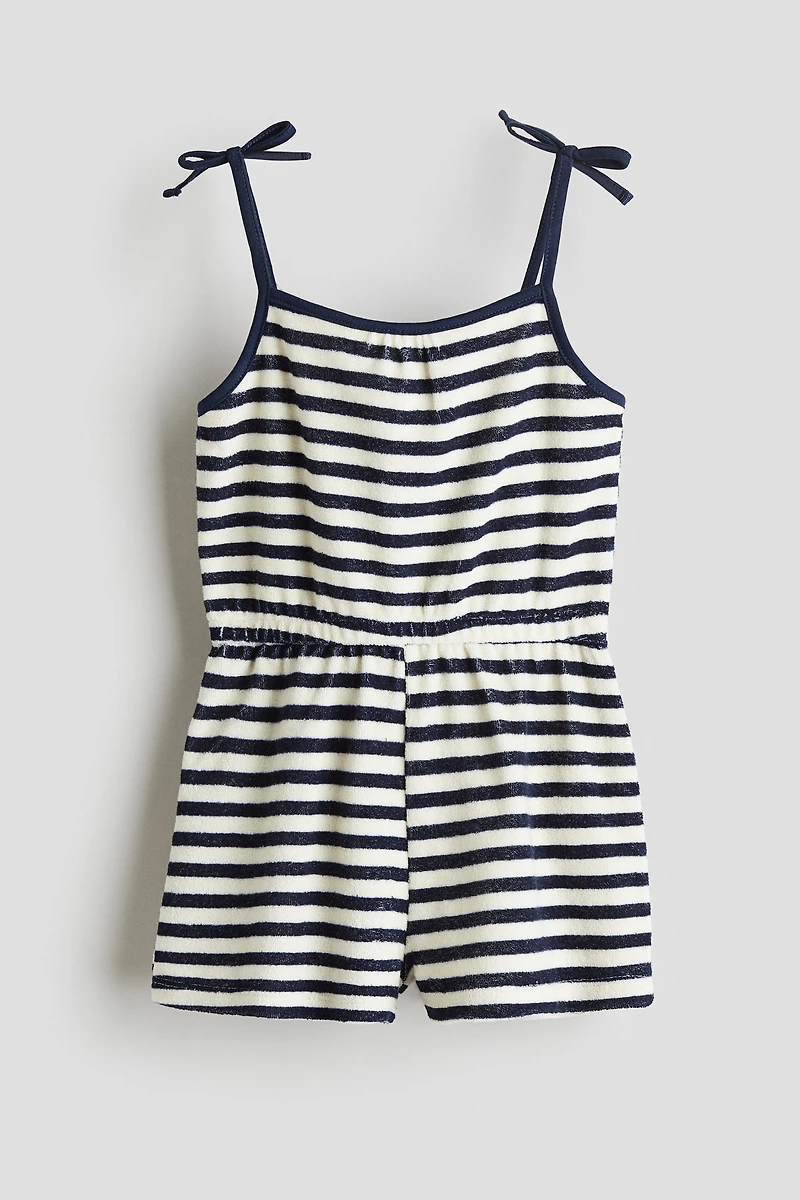 Patterned Terry Jumpsuit