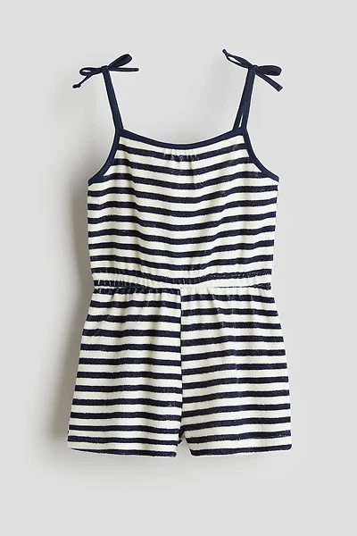 Patterned Terry Jumpsuit