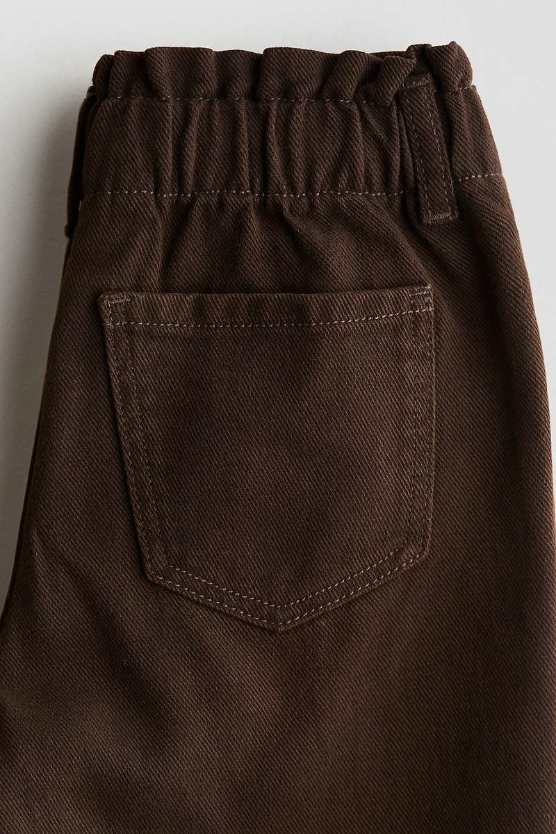 Relaxed Paper Bag Jeans