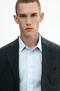 Regular-Fit Wool-Blend Jacket