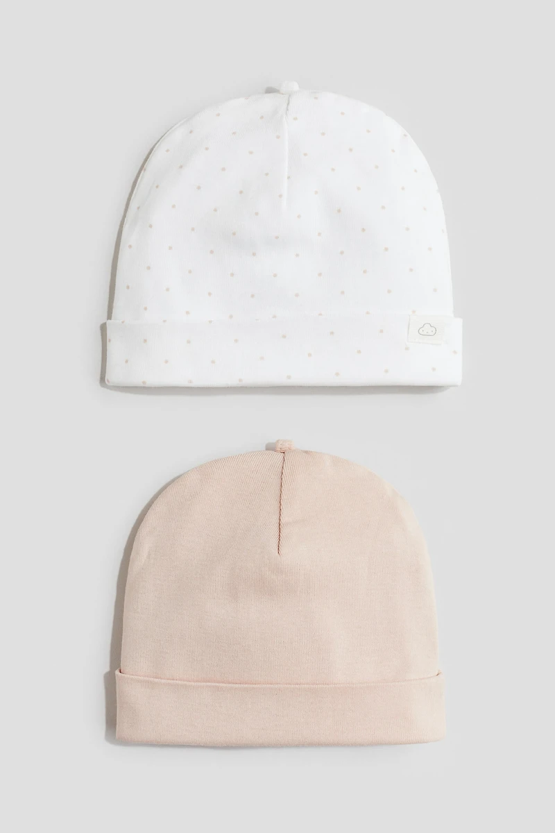 2-pack Cotton Beanies