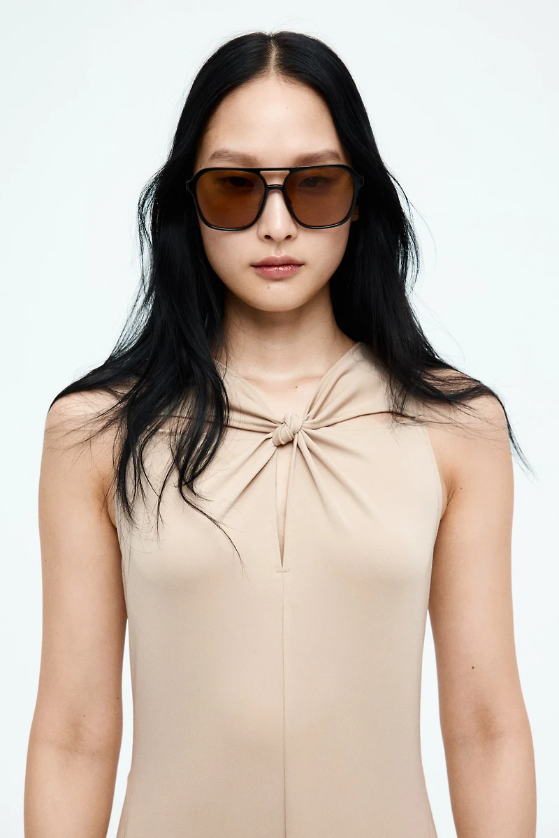 Knot-Detail Dress