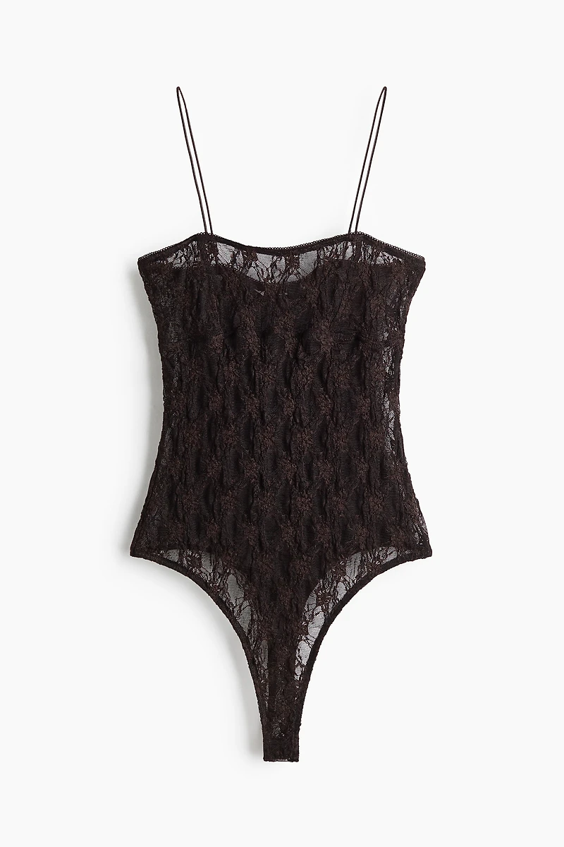 Lace Thong Bodysuit
