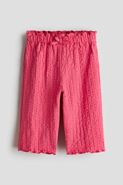 Textured Jersey Pants