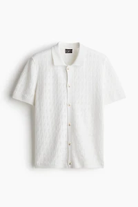 Chemise Coupe Classique en maille pointelle