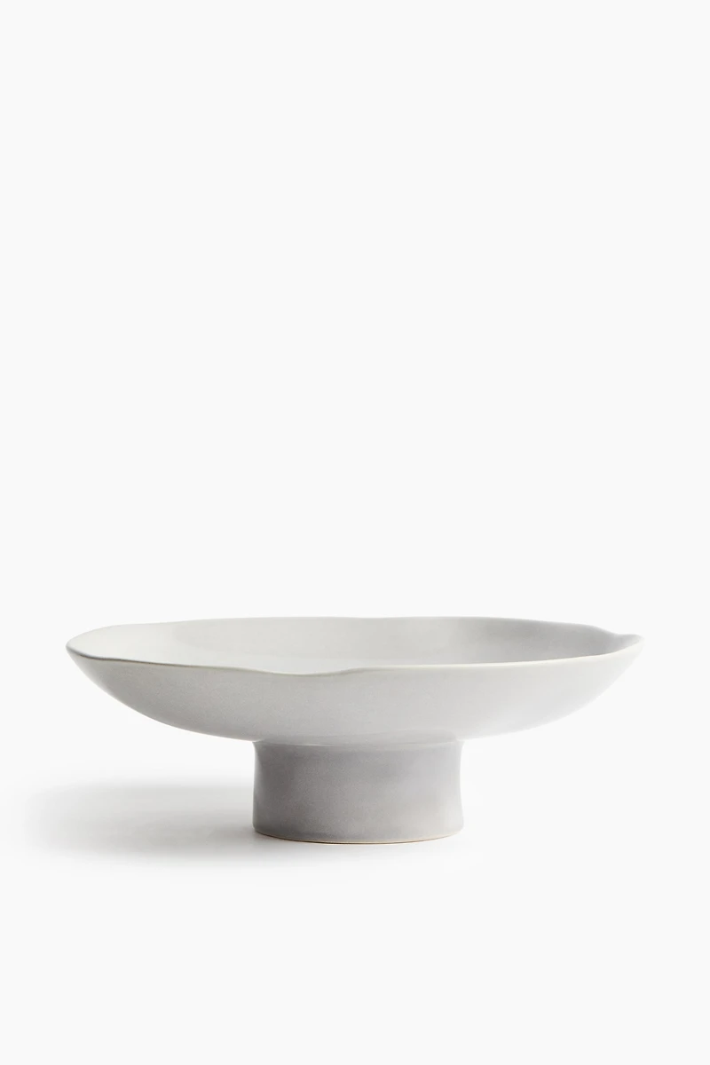 Footed Stoneware Bowl