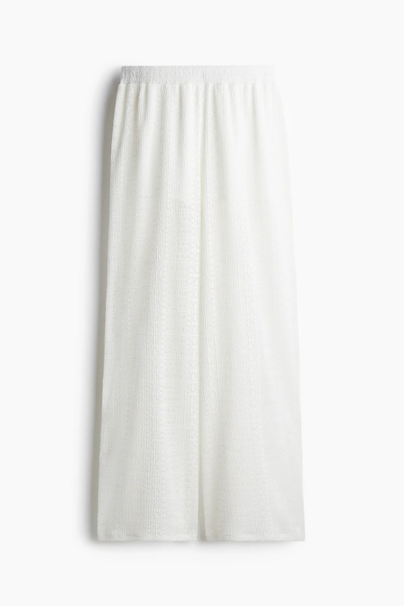 Lace-Look Pull-On Pants