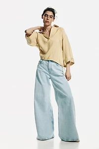 Super Wide High Waist Jeans