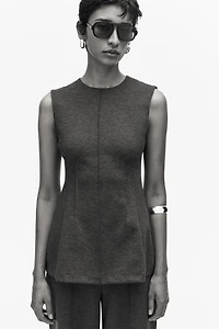 Haut cintré en jersey point de Rome