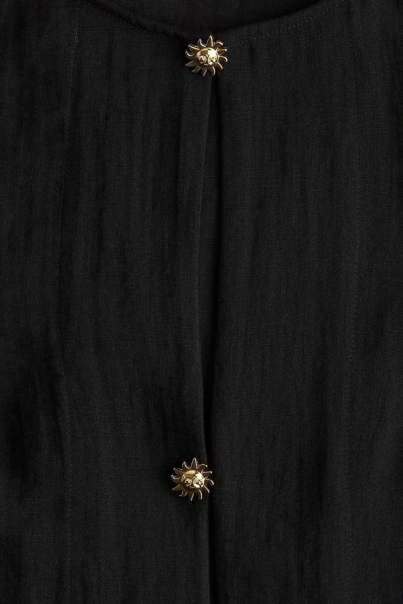 Long-Sleeved Midi Dress