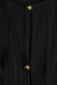 Long-Sleeved Midi Dress