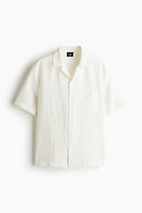 Regular-Fit Linen-Blend Resort Shirt