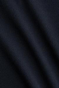 Ribbed Silk-Blend Top