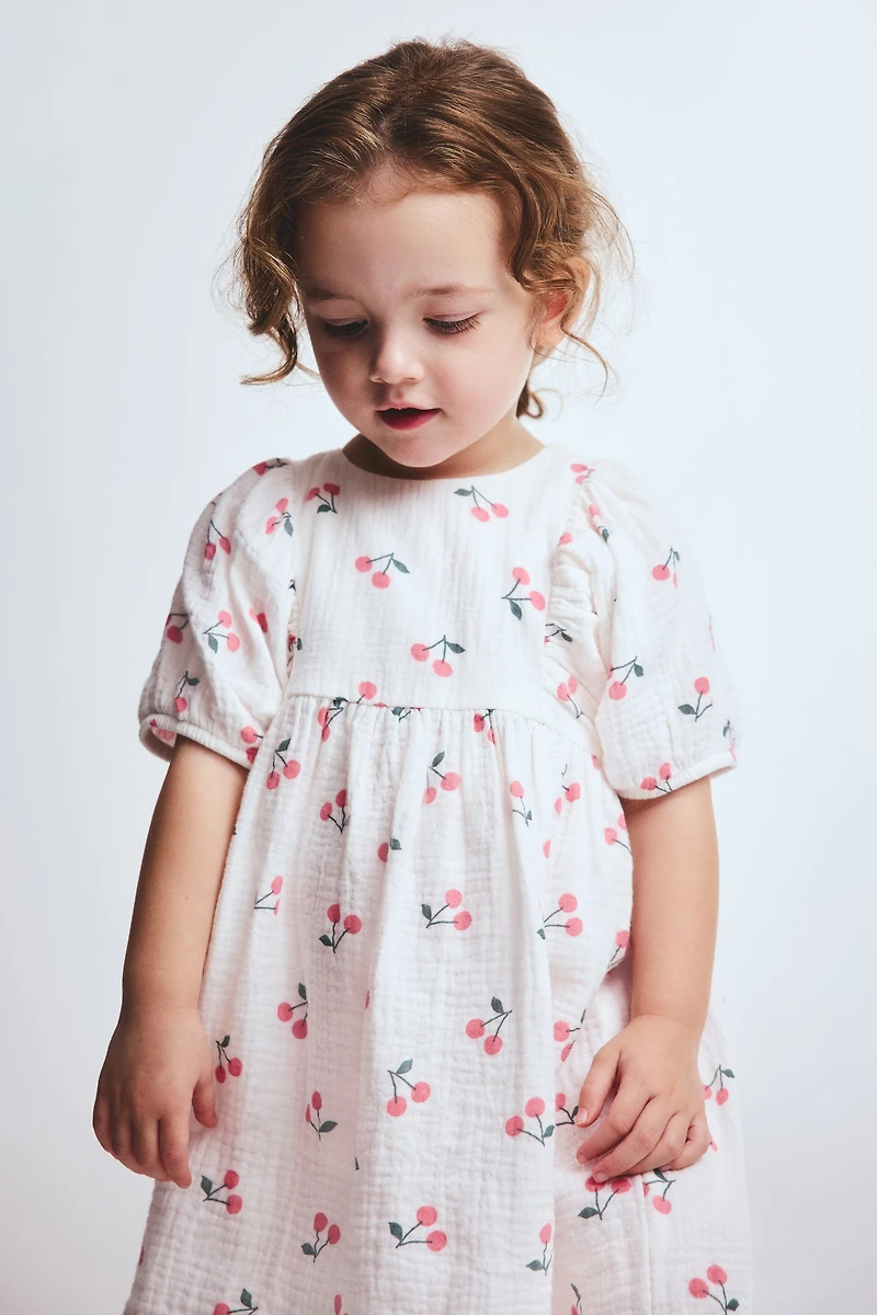 Cotton muslin dress