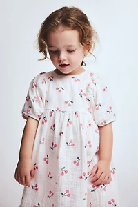 Cotton muslin dress