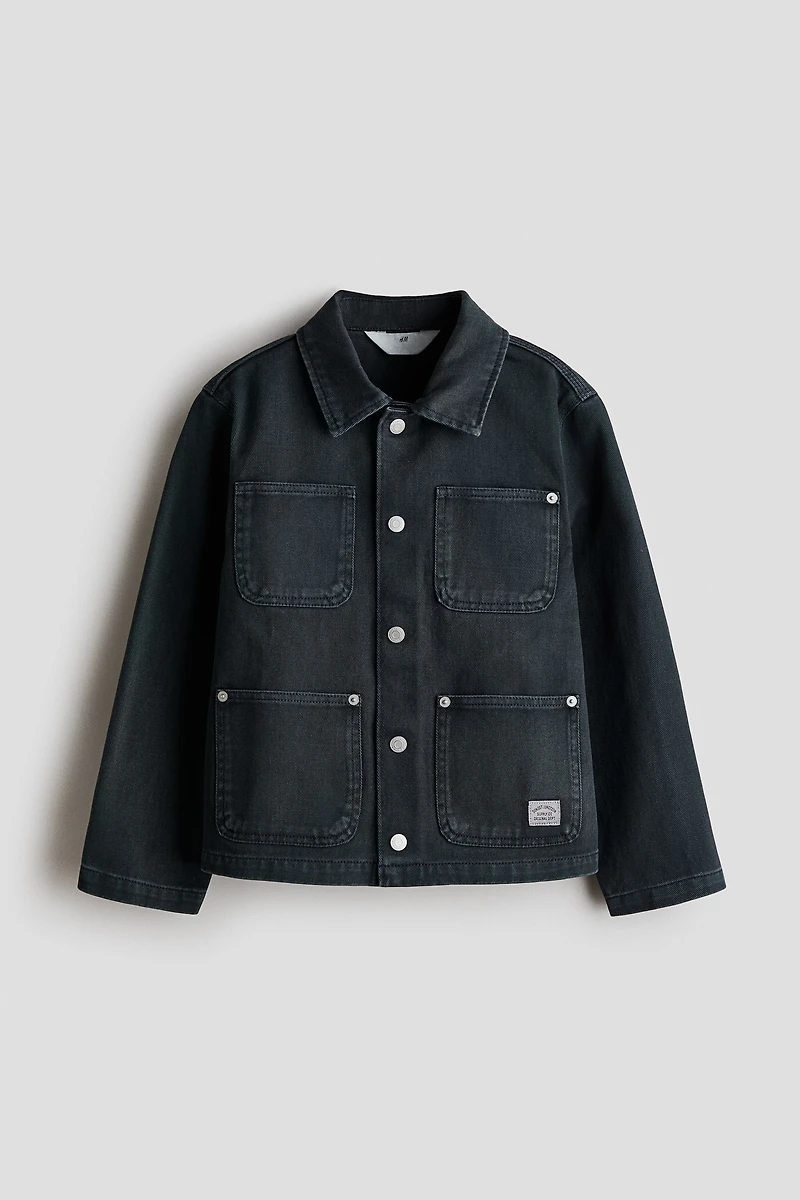 Cotton Twill Cargo Jacket