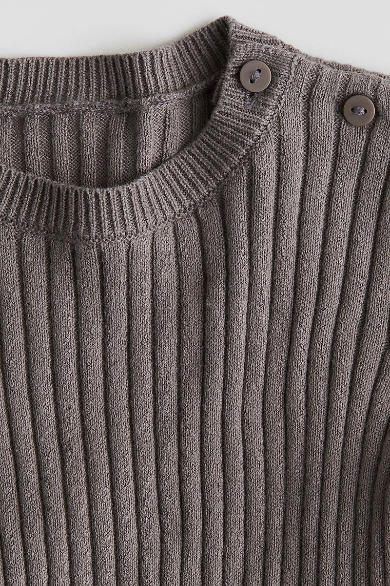 Rib-Knit Sweater