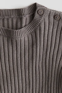 Rib-Knit Sweater