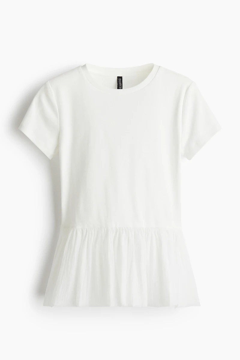 Haut à bord bouffant