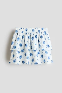Tiered Crinkled Skirt