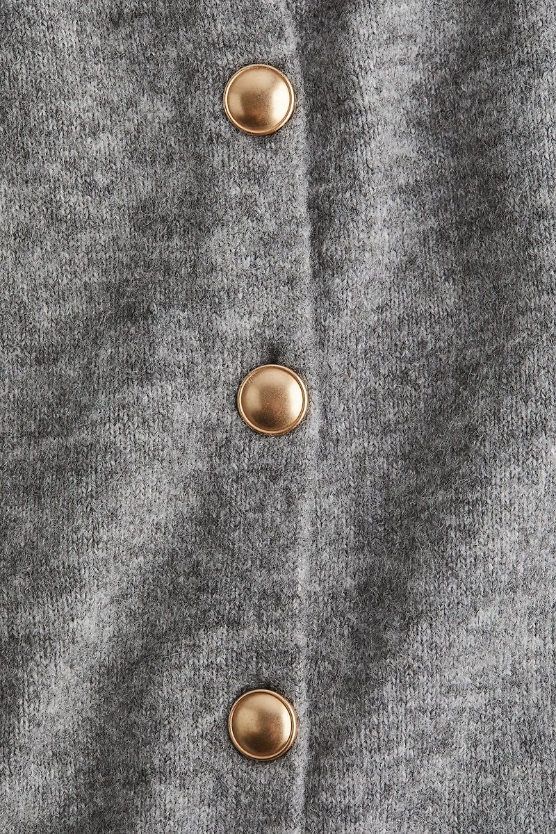 Gilet sans manches en fin tricot