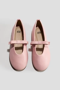 Appliquéd Ballet Flats
