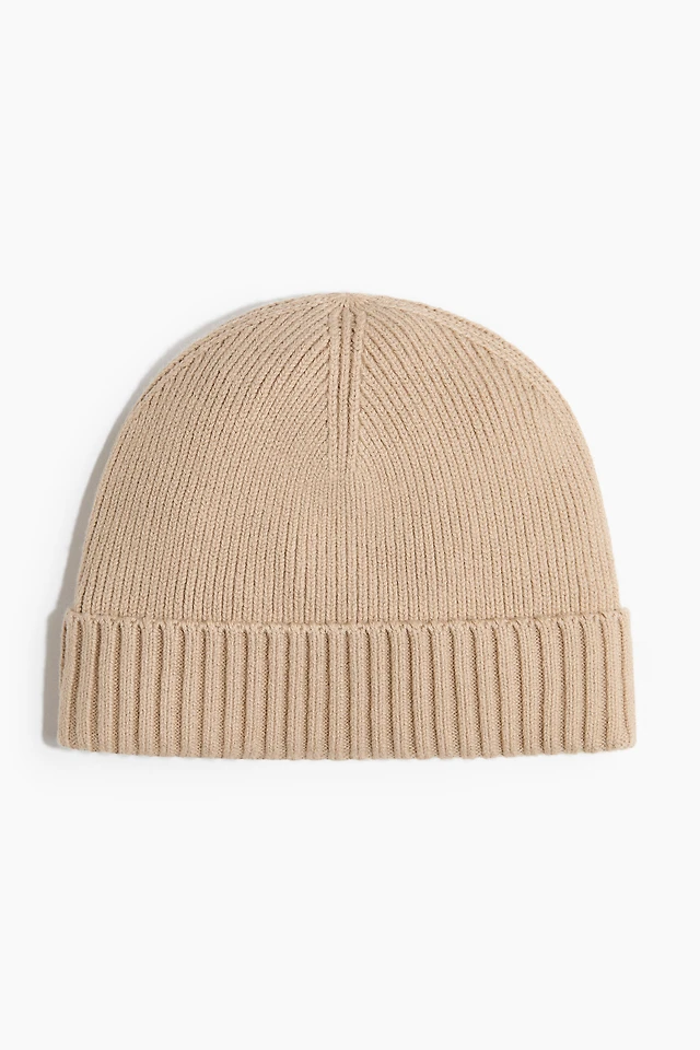 Rib-Knit Beanie