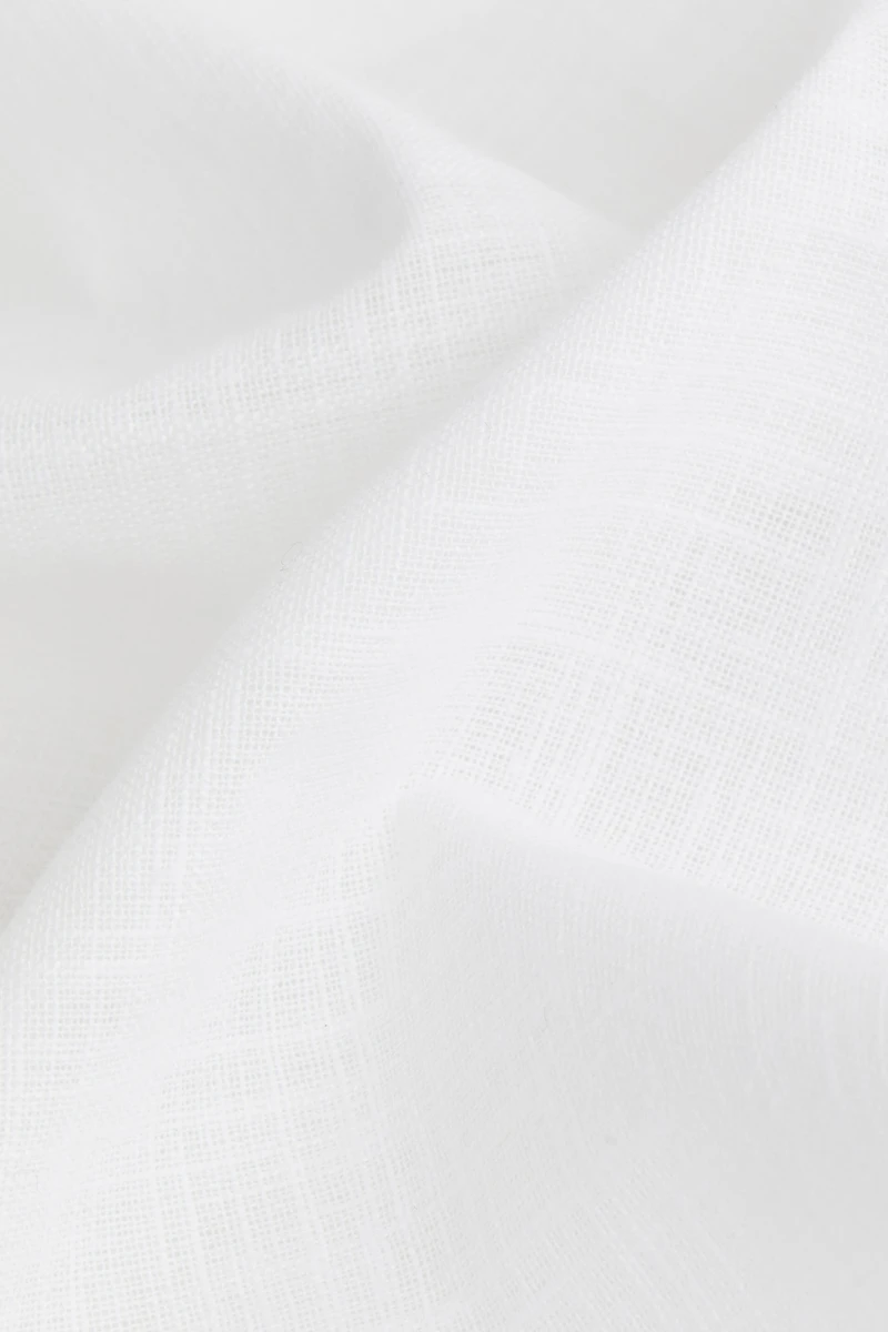 Rideau de douche en lin mélangé