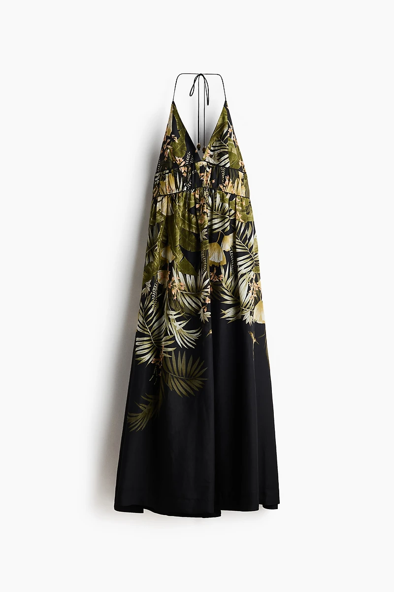 Robe dos nu avec jupe évasée