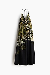 Robe dos nu avec jupe évasée