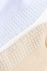 2-Pack Non-Slip Yoga Socks