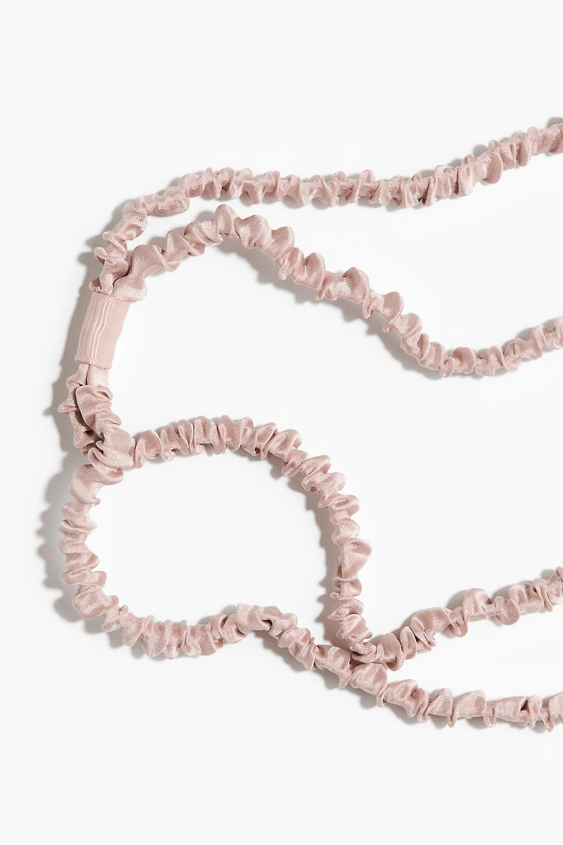 Bandeau double en soie
