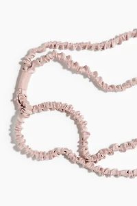 Bandeau double en soie