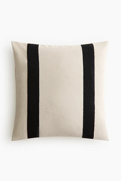 Linen-Blend Cushion Cover