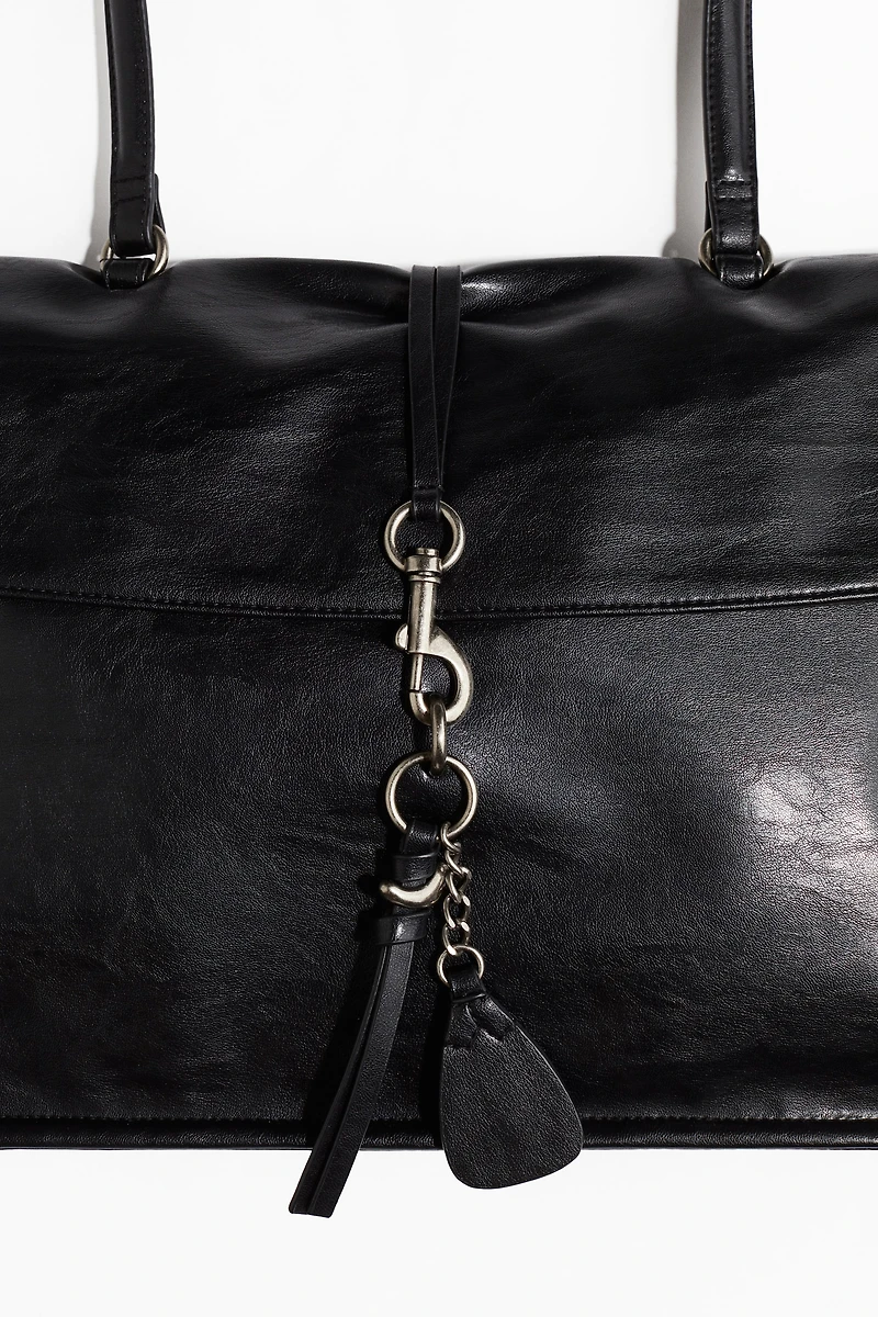 Charm-Detail Handbag