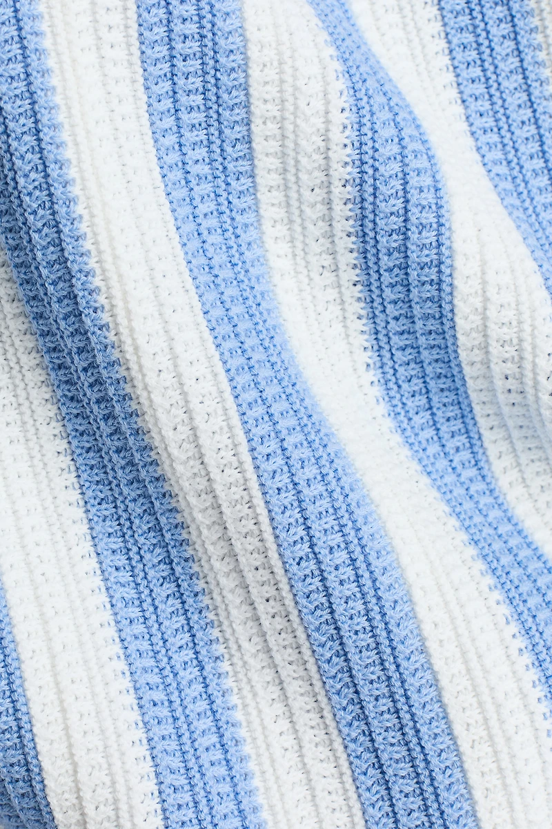 Robe texturée en coton