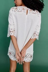 Lace-Detail Dress
