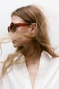 Chunky Polarized Sunglasses